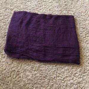 Purple scarf